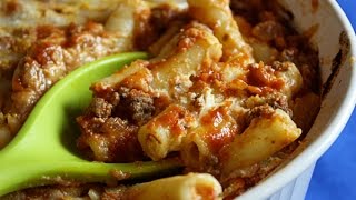 Easy Baked Ziti  Lighter Less Fat [upl. by Nnyliram269]