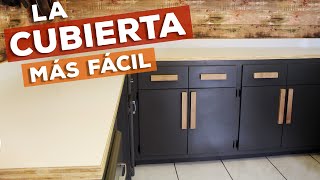 Como hacer una cubierta de cocina  Triplay amp Laminado [upl. by Ecinue]