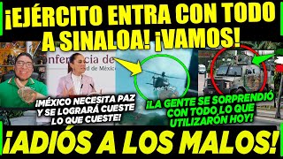 CAMPECHANEANDO VIERNES ¡PRESIDENTA VA CON TODO ¡EJÉRCITO SORPRENDE EN SINALOA ¡ADIÓS A LOS MALOS [upl. by Inalan80]