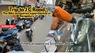 Cost effective wrap for the Scrambler 400X  Trip to J C Road [upl. by Erastatus]