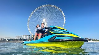 Atlantis the Royal from our jetski at Nemo Water sports Dubai Jetski and Flyboard [upl. by Ettenotna]