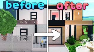 RENOVATING my subscribers house in bloxburg [upl. by Ayenet]