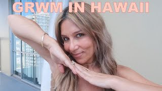 GET READY WITH ME IN HAWAII💄 HOTEL GRWM 💄 THE JO DEDES AESTHETIC [upl. by Altis831]