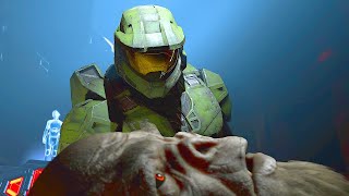 Master Chief Shows Compassion To His Enemy Escharum Scene  Halo Infinite [upl. by Yesdnyl454]