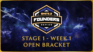 SMITE 2 Founders Series  Stage 1 Open Bracket  EMEA Week 1 [upl. by Keller]