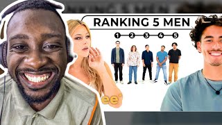 Reacting to WOMEN RANK 5 GUYS BY ATTRACTIVENESS [upl. by Nadeen]