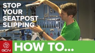 How To Stop Your Seatpost Slipping  Bike Maintenance [upl. by Eoz]