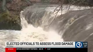 VIDEO Flooding concerns continue near Yantic River [upl. by Sharron]