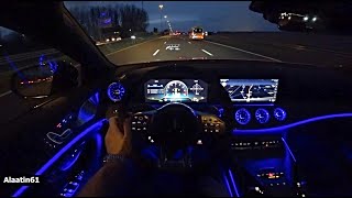 The MercedesAMG GT 63 S 2024 Test Drive at NIGHT [upl. by Naryb]