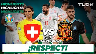 Highlights  Suiza 1131 España  UEFA Euro 2020  4tos Final  TUDN [upl. by Leimaj]