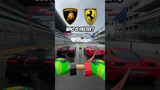 ❌👽LAMBORGHINI VS FERRARI  WHO IS FASTER💨￼ [upl. by Myrt]