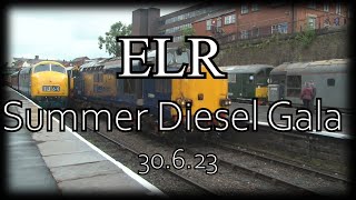 ELR Summer diesel gala Friday 30623 LOCO TV UK [upl. by Niarbo]