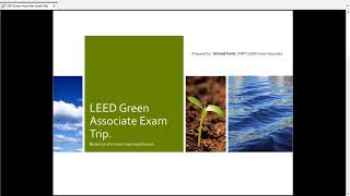 تجربتى فى إجتياز أختبار LEED GREEN ASSOCIATE REAL EXPERIENCE [upl. by Georgianne]