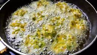 Dhone patar bora recipe dhone patar chop recipe [upl. by Leda]