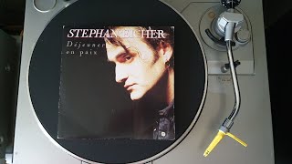 Stephan Eicher  Déjeuner en paix vinyl 45 tours 1991 [upl. by Anemolif]