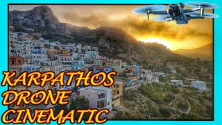 KARPATHOS GREECE 2023 DRONE aerial views Best Beaches and Place [upl. by Driskill]