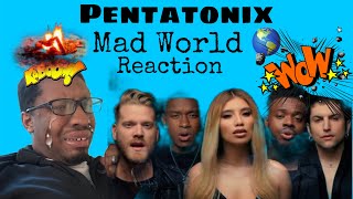 😭❤️SOO BEAUTIFUL OMG😭 Pentatonix  MAD WORLD Live Performance REACTION VIDEO [upl. by Cyndy510]