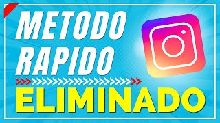 ASÍ se Elimina una Cuenta de INSTAGRAM Rápido [upl. by Farika]