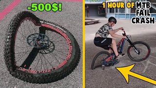 1 HOUR OF MOUNTAIN BIKING Fails And Crashes 2024  MTB BEST OF THE BEST 😲 [upl. by Nohsid692]