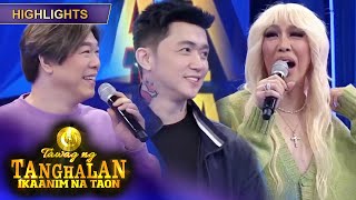 Vice Ganda finds out how MC and TNT contender Rowell met  Tawag Ng Tanghalan [upl. by Vannie]