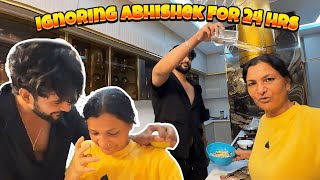 Ignoring Abhishek for 24 hours challenge  prank [upl. by Savick545]