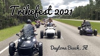 Daytona Trikefest 2021 CanAm Ryker amp Spyder Takeover [upl. by Quenna]