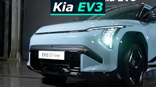 New 2025 Kia EV3 Review quot300 Miles of Rangequot [upl. by Ateerys]