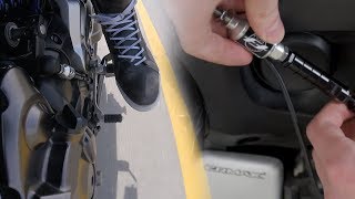 Quickshifter InstallImpressions Yamaha MT07 EP 06 [upl. by Amalee]