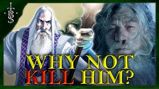 Why Didnt Saruman Kill Gandalf In Isengard  Lord of the Rings Lore [upl. by Valenta]