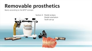 Removable prosthetics workflow 47 – Tooth set up [upl. by Moses391]