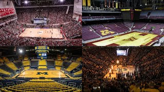 Big Ten Basketball 2024 Arena Rankings from WORST to BEST [upl. by Wettam]