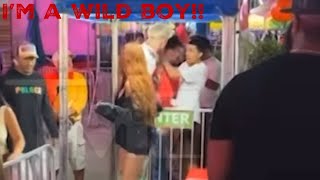 MGK Megan Fox Fight All Angles OC Fair [upl. by Nohsauq]