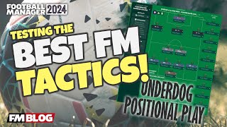 FM24 Tactics  UNDERDOG Positional Play 433 Tactic  The Best Tactics of Football Manager 2024 [upl. by Illehs157]