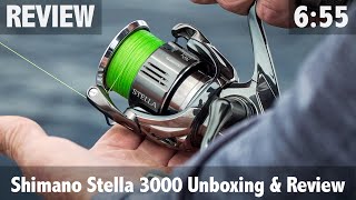 Shimano Stella 3000 Unboxing amp Review  Yellowtail Kingfish Test [upl. by Sallie]