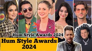 Hum Style Awards 2024  Hania Amir  Asim Azhar Yashma Gill Tuba Anwar  Faisal Qureshi [upl. by Aisayt697]