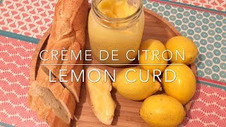 Recette  Crème de Citron facile  Lemon Curd easy to make  HeyLittleJean [upl. by Najib]