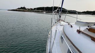 Sailing the StLawrence on a Bayfield 25 in 2021 [upl. by Ahsla]