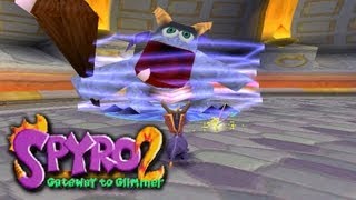 Lets Play Spyro 2 Gateway to Glimmer Part 10  Crushs Dungeon [upl. by Nodrog]