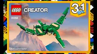 Lego Creator 31058 Pterodactyl  Instruction [upl. by Sil]