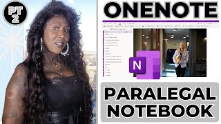 How to Make a OneNote Paralegal Notebook Part 2 [upl. by Ariay]