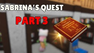 SABRINAS QUEST PART 3  how to find the DECIPHERING BOOK  BLOXBURG HALLOWEEN EVENT 2024 [upl. by Eisak823]