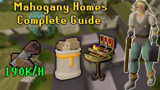 OSRS Fast Mahogany Homes Guide No Teleports 2020 [upl. by Joiner]