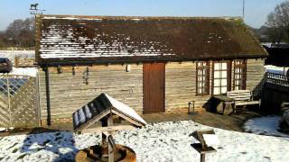 Snow melting on a roof Timelapse [upl. by Eizus]