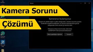 Bilgisayar Kamerasını Etkinleştirme  Kamera Bulunamadı Hatası Çözümü [upl. by Nomihs]