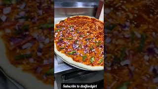 Monster size 24 inch pizza making from scratch  7 cheese  max veggie topping  la Milano India [upl. by Ronoh663]