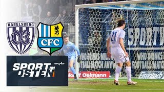 Chemnitzer FC unterliegt knapp in Babelsberg  Sport im Osten  MDR [upl. by Skeie]