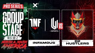 INFUESPORTS vs D2 Hustlers Game 2  BTS Pro Series 9 AM Group Stage w rkryptic amp ET [upl. by Hairabez529]