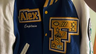 Weird American Culture things part 1 Letterman Jacket showcase and explanation [upl. by Anaujat]