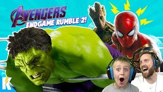 Avengers ENDGAME in WWE 2k19 2 Royal Rumble Match KCity Gaming [upl. by Tecu499]