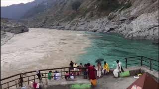 Devprayag  Sangam of Alaknanda amp Bhagirathi River [upl. by Sinylg]